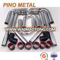 Aluminum polish cooling pipe fittings from factory